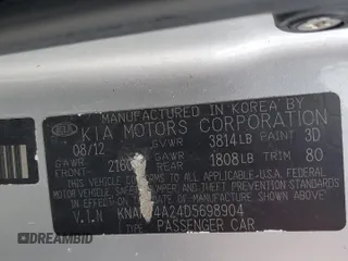 2013 Kia Forte LX with VIN KNAFT4A24D5698904, listed as a Copart auction lot 86962534 with 149,068 mi miles and Salvage Title. Bid and sale history available at carsss.com. Image 14.