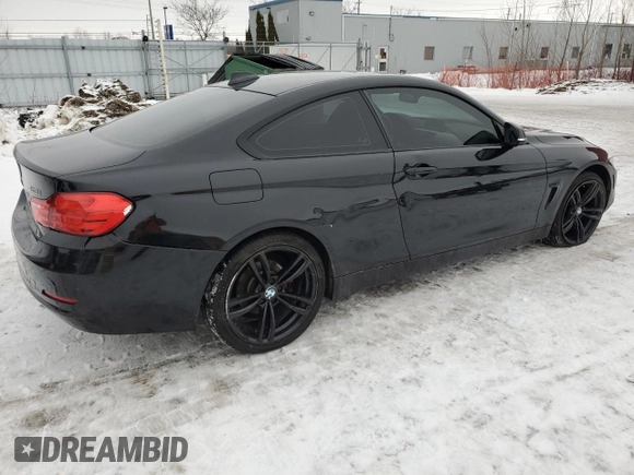 2014 BMW 4 Series 428i xDrive with VIN WBA3N5C52EF717276, listed as a Copart auction lot 43436715 with 200,942 mi miles and Salvage Title. Bid and sale history available at DreamBid. Image 3.