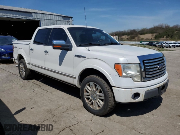 2010 Ford F-150 XL with VIN 1FTFW1EV6AFA91955, listed as a Copart auction lot 54378495 with 182,645 mi miles and Clean Title. Bid and sale history available at carsss.com. Image 4.
