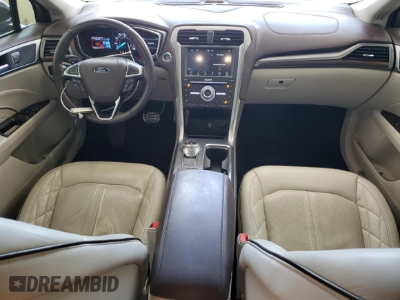2017 Ford Fusion Titanium with VIN 3FA6P0K9XHR174578, listed as a Copart auction lot 57999305 with 77,657 mi miles and Salvage title. Bid and sale history available at DreamBid. Image 8.