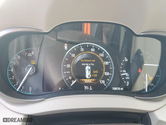 2016 Buick LaCrosse with VIN 1G4GA5G32GF159758, listed as a Copart auction lot 44395775 with 78,876 mi miles and Salvage Title. Bid and sale history available at carsss.com. Image 9.