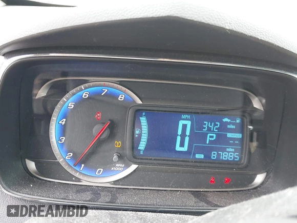2016 Chevrolet Trax LS with VIN KL7CJKSB3GB571885, listed as a IAAI auction lot 41881298 with 87,885 mi miles. Bid and sale history available at carsss.com. Image 7.