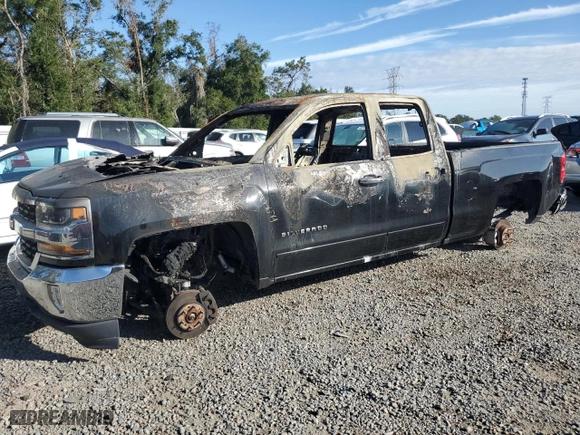 2017 Chevrolet Silverado 1500 LT with VIN 1GCVKREH6HZ210807, listed as a Copart auction lot 79900074 with 0 mi miles and Salvage Title. Bid and sale history available at carsss.com. Image 1.