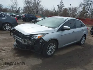 2017 Ford Focus SE with VIN 1FADP3F28HL300618, listed as a IAAI auction lot 41856517 with 35,491 mi miles. Bid and sale history available at carsss.com. Image 17.