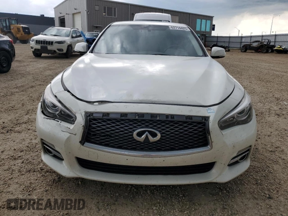 2017 Infiniti Q50 Premium with VIN JN1EV7AR5HM841445, listed as a Copart auction lot 62714425 with 134,161 mi miles and Salvage title. Bid and sale history available at DreamBid. Image 5.