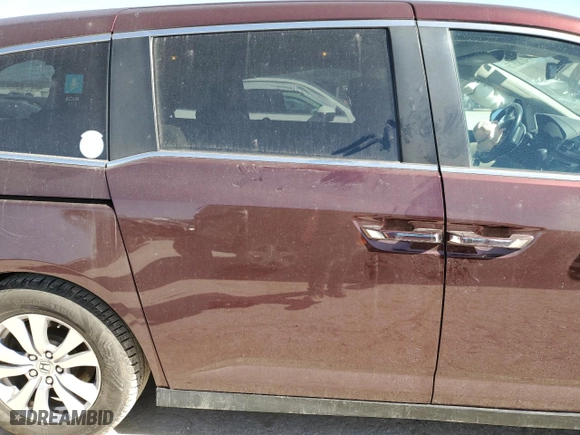 2015 Honda Odyssey EX-L with VIN 5FNRL5H68FB026425, listed as a Copart auction lot 48183975 with 143,135 mi miles and Salvage Title. Bid and sale history available at carsss.com. Image 11.