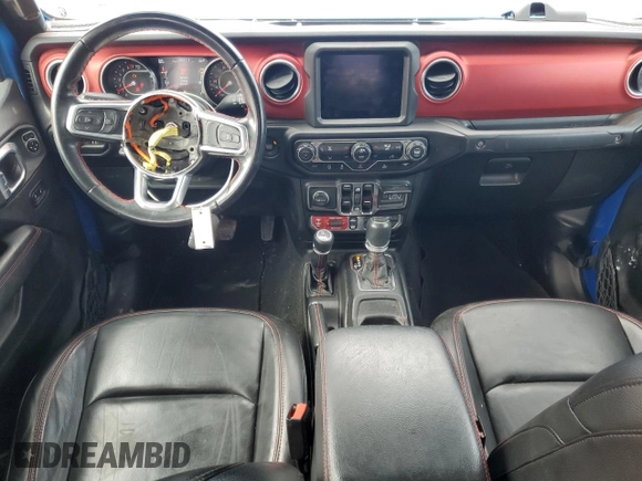 2022 Jeep Gladiator Rubicon with VIN 1C6JJTBG4NL111323, listed as a Copart auction lot 58772405 with 25,997 mi miles and Salvage title. Bid and sale history available at DreamBid. Image 8.