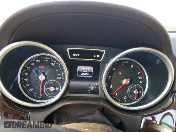 2017 Mercedes-Benz GLS 450 with VIN 4JGDF6EEXHA939004, listed as a Copart auction lot 67556484 with 86,800 mi miles and Salvage Title. Bid and sale history available at DreamBid. Image 9.