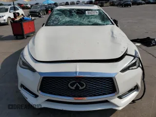 2021 Infiniti Q60 Luxe with VIN JN1EV7KK6MM410124, listed as a Copart auction lot 66422574 with 23,741 mi miles and Salvage title. Bid and sale history available at DreamBid. Image 5.