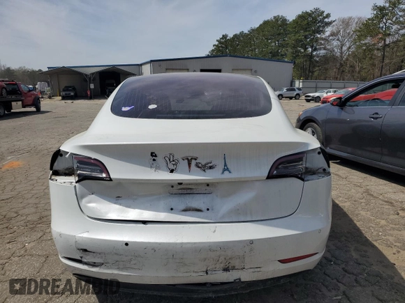 2018 Tesla Model 3 Long Range Battery with VIN 5YJ3E1EA0JF164891, listed as a Copart auction lot 49471525 with 78,444 mi miles and Salvage Title. Bid and sale history available at DreamBid. Image 6.