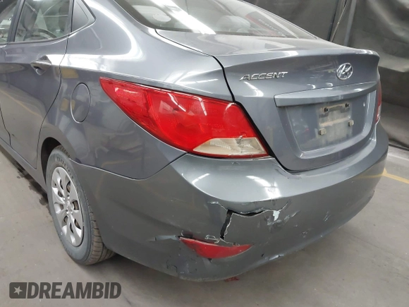2017 Hyundai Accent SE with VIN KMHCT4AE4HU286778, listed as a IAAI auction lot 41885953 with 129,972 mi miles and . Bid and sale history available at DreamBid. Image 6.