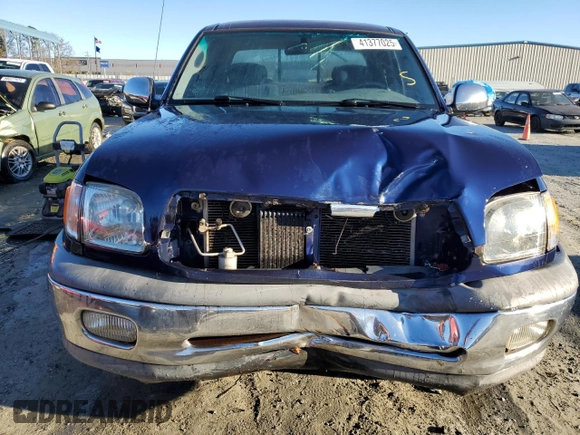 2000 Toyota Tundra SR5 with VIN 5TBRT3416YS010746, listed as a Copart auction lot 41377025 with 252,142 mi miles and Salvage Title. Bid and sale history available at DreamBid. Image 5.