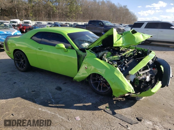 2023 Dodge Challenger R/T Scat Pack Widebody z VIN 2C3CDZFJXPH528189, wystawiony jako Copart lot #87296994 z przebiegiem 53 679 mil mil oraz Szkoda całkowita • Salvage title. Historia ofert i sprzedaży dostępna na DreamBid. Obrazek 4.