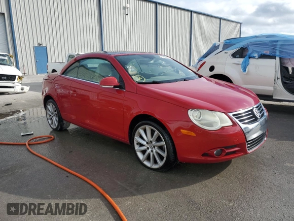 2007 Volkswagen Eos 3.2L with VIN WVWDB71F27V038737, listed as a Copart auction lot 77960204 with Not Provided miles and Clean Title. Bid and sale history available at DreamBid. Image 4.