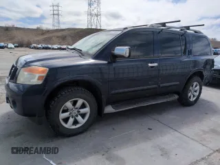 2010 Nissan Armada Titanium z VIN 5N1AA0NC1AN615225, wystawiony jako Copart lot #52575305 z przebiegiem 152 454 mil mil oraz Szkoda całkowita • Salvage title. Historia ofert i sprzedaży dostępna na DreamBid. Obrazek 1.