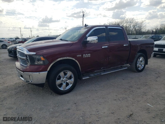 2017 Ram 1500 Big Horn with VIN 3C6RR7LT0HG703317, listed as a Copart auction lot 50734965 with 42,166 mi miles and Salvage Title. Bid and sale history available at carsss.com. Image 1.