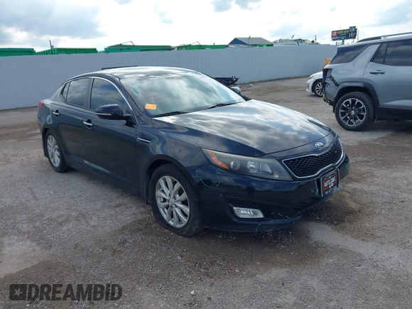 2015 Kia Optima EX with VIN 5XXGN4A75FG357829, listed as a IAAI auction lot 42302163 with 115,277 mi miles and . Bid and sale history available at DreamBid. Image 1.