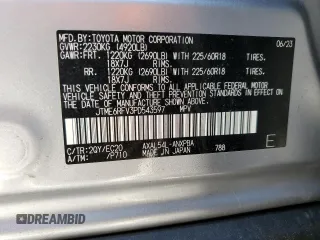 2023 Toyota RAV4 Hybrid XSE with VIN JTME6RFV3PD543597, listed as a Copart auction lot 56715555 with 33,092 mi miles and Salvage title. Bid and sale history available at DreamBid. Image 13.
