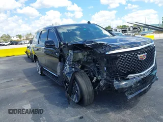 2023 Cadillac Escalade 4WD Premium Luxury with VIN 1GYS4BKL4PR236070, listed as a IAAI auction lot 41905971 with 40,382 mi miles and . Bid and sale history available at DreamBid. Image 6.