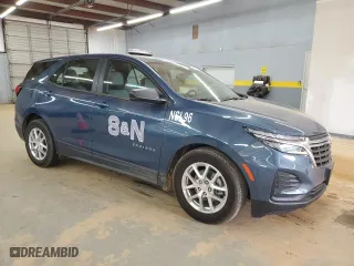 2024 Chevrolet Equinox LS with VIN 3GNAXHEGXRL292560, listed as a Copart auction lot 49585775 with 19,119 mi miles and Salvage Title. Bid and sale history available at carsss.com. Image 4.