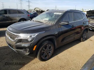 2023 Kia Seltos S with VIN KNDEUCAA2P7451211, listed as a Copart auction lot 68051004 with 27,089 mi miles and Salvage Title. Bid and sale history available at carsss.com. Image 1.