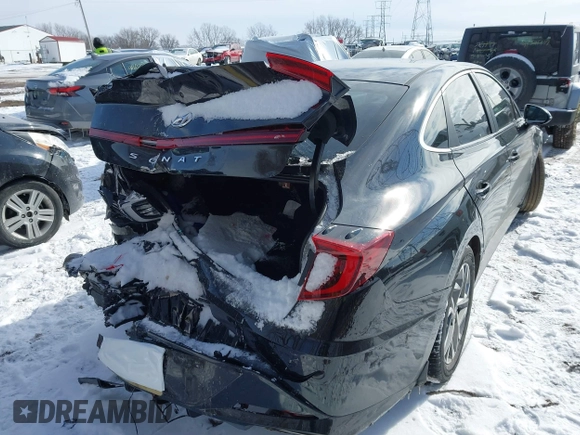 2020 Hyundai Sonata SEL z VIN 5NPEL4JAXLH055817, wystawiony jako IAAI lot #41606781 z przebiegiem 88 000 mil mil oraz . Historia ofert i sprzedaży dostępna na DreamBid. Obrazek 4.
