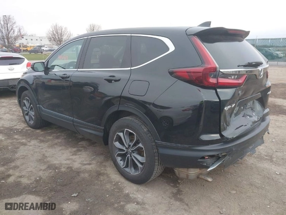 2020 Honda CR-V EX with VIN 2HKRW2H56LH641484, listed as a IAAI auction lot 41990463 with 43,534 mi miles. Bid and sale history available at carsss.com. Image 3.
