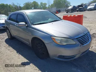 2013 Chrysler 200 LX with VIN 1C3CCBAB5DN642131, listed as a IAAI auction lot 42060173 with 249,684 mi miles. Bid and sale history available at carsss.com. Image 1.