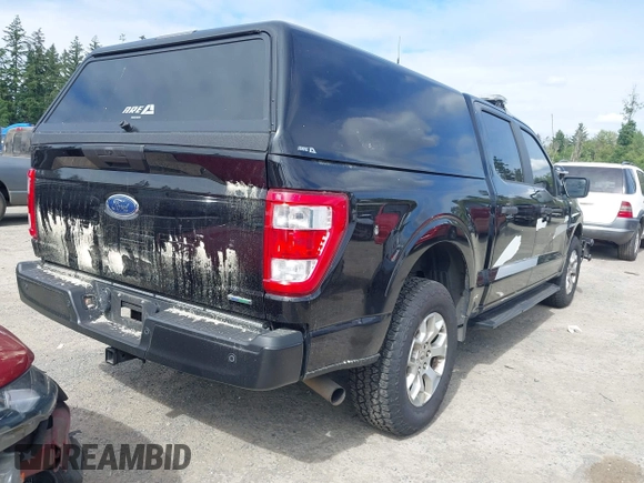 2022 Ford F-150 with VIN 1FTFW1P88NKD26828, listed as a IAAI auction lot 42702457 with 43,327 mi miles and . Bid and sale history available at DreamBid. Image 4.