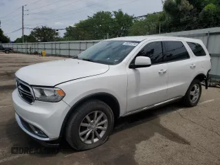 2018 Dodge Durango SXT с VIN 1C4RDJAG1JC187505, выставлен на аукционе Copart как лот 56387214 с пробегом 85 207 миль миль и Списание • Salvage title. История ставок и продаж доступна на DreamBid. Изображение 1.