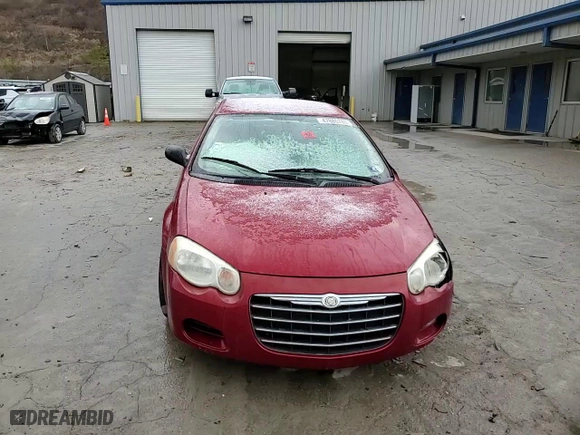 2005 Chrysler Sebring Sdn Touring with VIN 1C3AL56R55N662363, listed as a Copart auction lot 47885785 with 0 mi miles and Salvage Title. Bid and sale history available at carsss.com. Image 11.