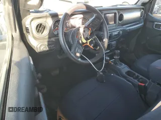2022 Jeep Wrangler Sport with VIN 1C4HJXAG5NW235311, listed as a Copart auction lot 45044255 with 27,280 mi miles and Salvage title. Bid and sale history available at DreamBid. Image 8.