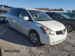 2007 Nissan Quest SE with VIN 5N1BV28U27N143294, listed as a Copart auction lot 82785134 with 216,154 mi miles and Salvage Title. Bid and sale history available at carsss.com. Image 4.