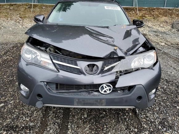2015 Toyota RAV4 XLE with VIN JTMRFREV4FD125129, listed as a Copart auction lot 49126855 with 118,115 mi miles and Salvage Title. Bid and sale history available at carsss.com. Image 14.