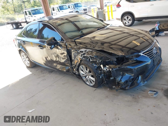 2014 Lexus IS 250 with VIN JTHBF1D21E5001322, listed as a IAAI auction lot 42620727 with 98,573 mi miles and . Bid and sale history available at DreamBid. Image 1.