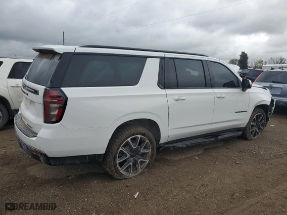 2022 Chevrolet Suburban RST with VIN 1GNSKEKD0NR227148, listed as a Copart auction lot 73282254 with 48,160 mi miles and Salvage Title. Bid and sale history available at carsss.com. Image 3.