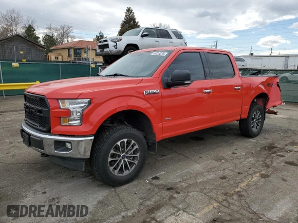 2017 Ford F-150 XL with VIN 1FTEW1EP9HKE18282, listed as a Copart auction lot 49731375 with 106,717 mi miles and Salvage Title. Bid and sale history available at carsss.com. Image 1.