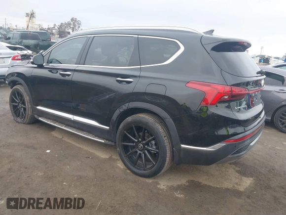 2022 Hyundai Santa Fe Limited with VIN 5NMS4DAL5NH448433, listed as a IAAI auction lot 41880214 with 18,007 mi miles. Bid and sale history available at carsss.com. Image 3.