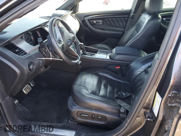 2015 Ford Taurus SHO with VIN 1FAHP2KT1FG182797, listed as a Copart auction lot 42705445 with 251,206 mi miles and Salvage Title. Bid and sale history available at DreamBid. Image 7.