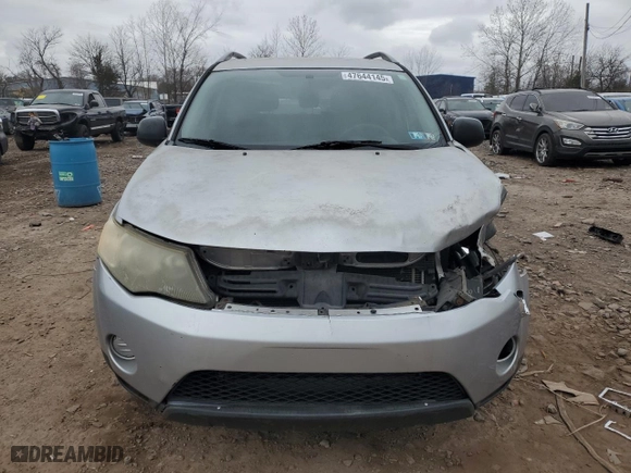 2007 Mitsubishi Outlander LS with VIN JA4MT31X37U013702, listed as a Copart auction lot 47644145 with 217,658 mi miles and Salvage Title. Bid and sale history available at carsss.com. Image 5.