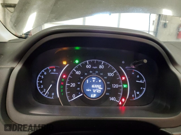 2013 Honda CR-V EX-L z VIN 5J6RM4H72DL002285, wystawiony jako Copart lot #55939585 z przebiegiem 163 350 mil mil oraz Szkoda całkowita • Salvage title. Historia ofert i sprzedaży dostępna na DreamBid. Obrazek 9.