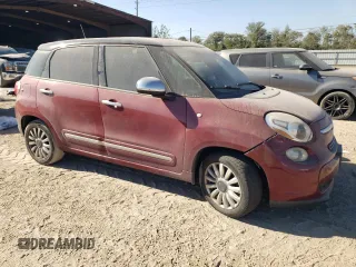 2015 FIAT 500L Lounge with VIN ZFBCFACH6FZ033398, listed as a Copart auction lot 77767254 with 107,814 mi miles and Clean Title. Bid and sale history available at carsss.com. Image 4.