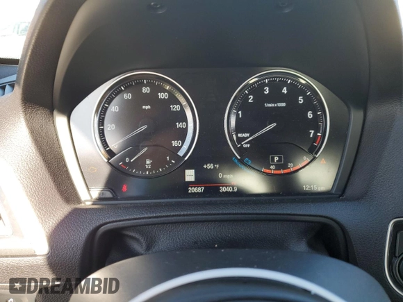 2020 BMW 2 Series 230i xDrive with VIN WBA2J3C02L7F62738, listed as a Copart auction lot 76103913 with 20,687 mi miles. Bid and sale history available at carsss.com. Image 9.