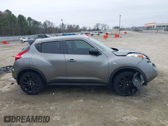 2013 Nissan Juke S with VIN JN8AF5MR9DT213627, listed as a IAAI auction lot 41132886 with 111,453 mi miles. Bid and sale history available at carsss.com. Image 14.