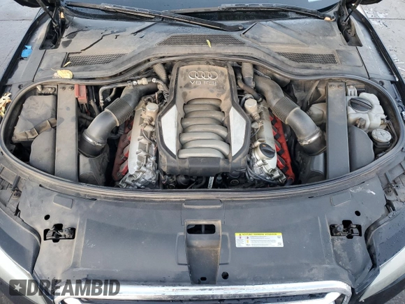 2012 Audi A8 L with VIN WAURVAFDXCN017238, listed as a Copart auction lot 52631965 with 138,162 mi miles and Salvage Title. Bid and sale history available at carsss.com. Image 11.