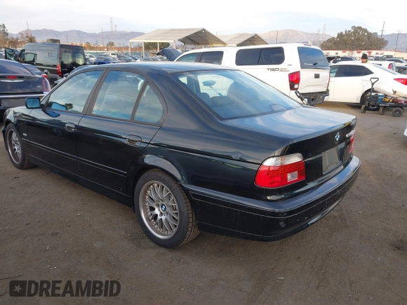 2003 BMW 5 Series 530iA with VIN WBADT63413CK29281, listed as a IAAI auction lot 41476903 with 85,691 mi miles. Bid and sale history available at carsss.com. Image 3.
