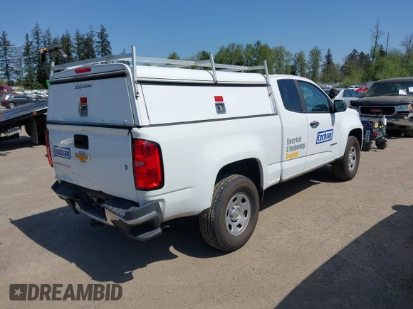 2018 Chevrolet Colorado 2WD Work Truck with VIN 1GCHSBEN7J1158361, listed as a IAAI auction lot 42121132 with 175,808 mi miles. Bid and sale history available at carsss.com. Image 4.