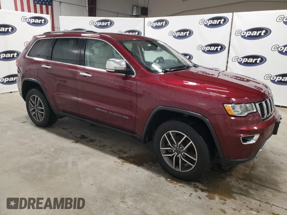 2020 Jeep Grand Cherokee Limited with VIN 1C4RJEBG7LC280790, listed as a Copart auction lot 42374915 with 105,313 mi miles and Clean Title. Bid and sale history available at carsss.com. Image 4.