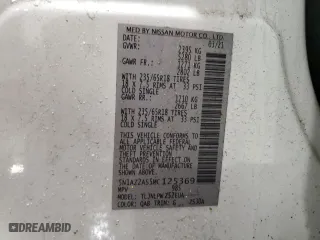 2021 Nissan Murano S with VIN 5N1AZ2AS5MC125369, listed as a Copart auction lot 47180925 with 32,567 mi miles and Salvage Title. Bid and sale history available at carsss.com. Image 13.