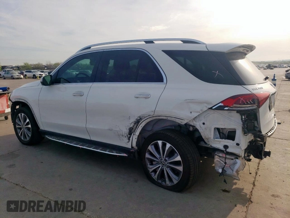 2023 Mercedes-Benz GLE 450 with VIN 4JGFB5KB5PA863344, listed as a Copart auction lot 49976145 with 57,077 mi miles and Salvage title. Bid and sale history available at DreamBid. Image 2.